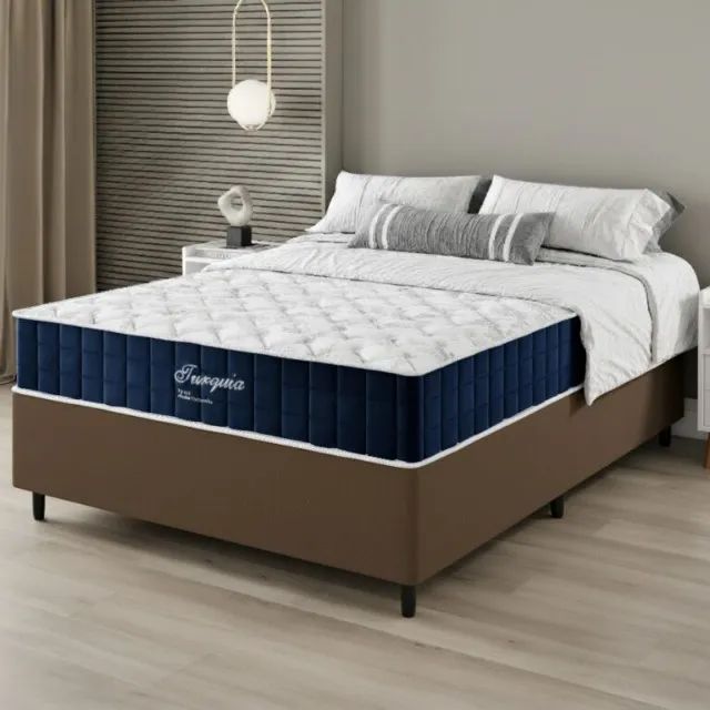 Colchão Casal Turquia D28 + Base Box Simples  - Pronta Entrega! - Foto 3