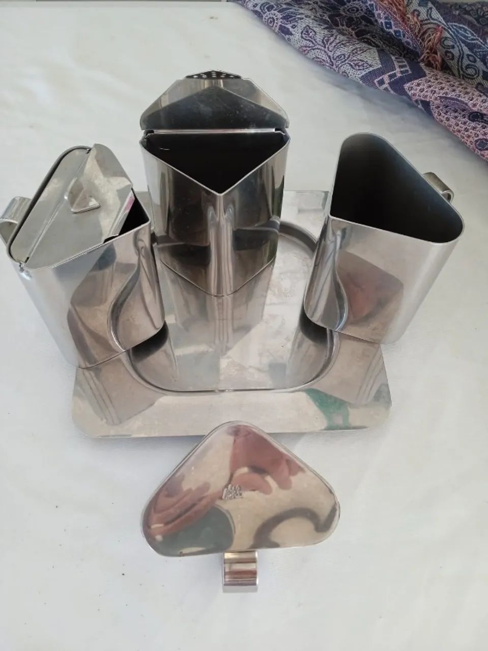 Jogo de cha de inox NOVA - Foto 2