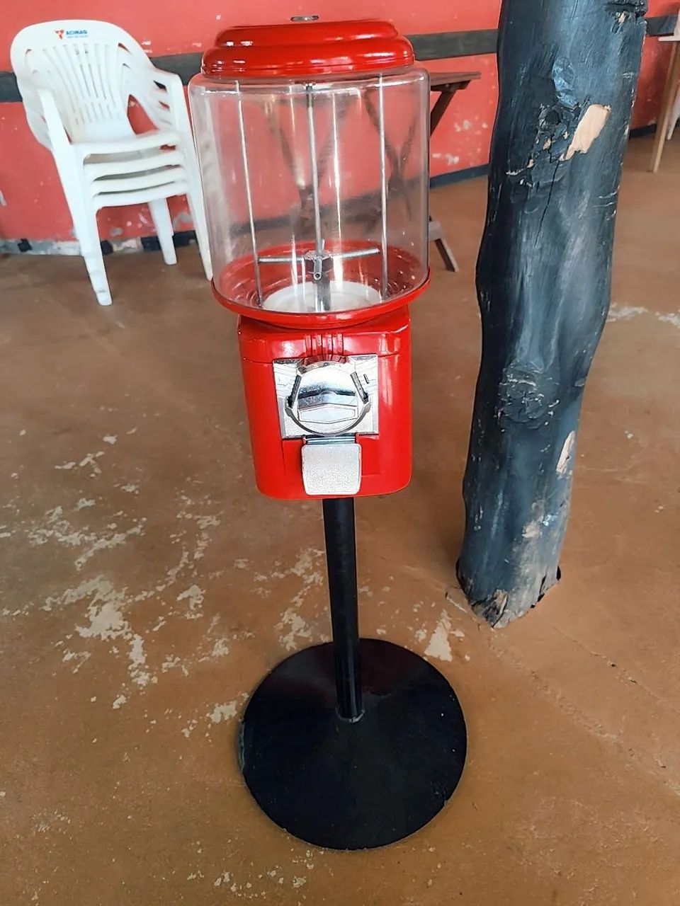 Máquina de bolinha pula pula/ chiclete