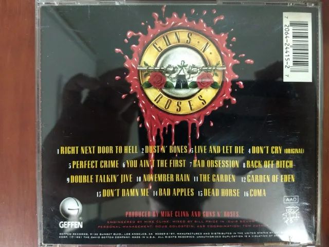 CD Guns n' Roses - Use Your Illusion I (Importado EUA) - Foto 2