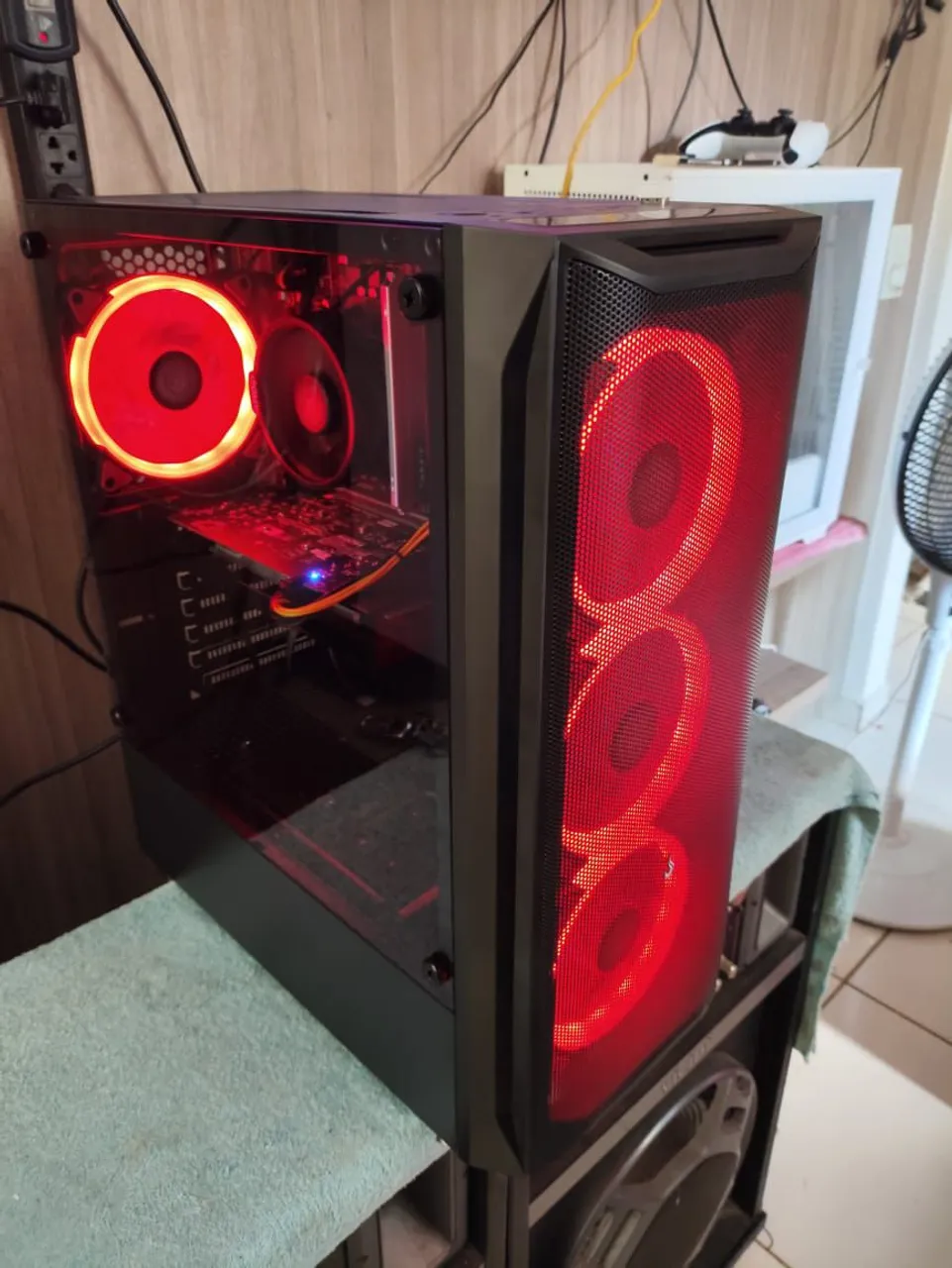 PC RYZEN 5 3600 E RX570 PEGO PS4 COM VOLTA