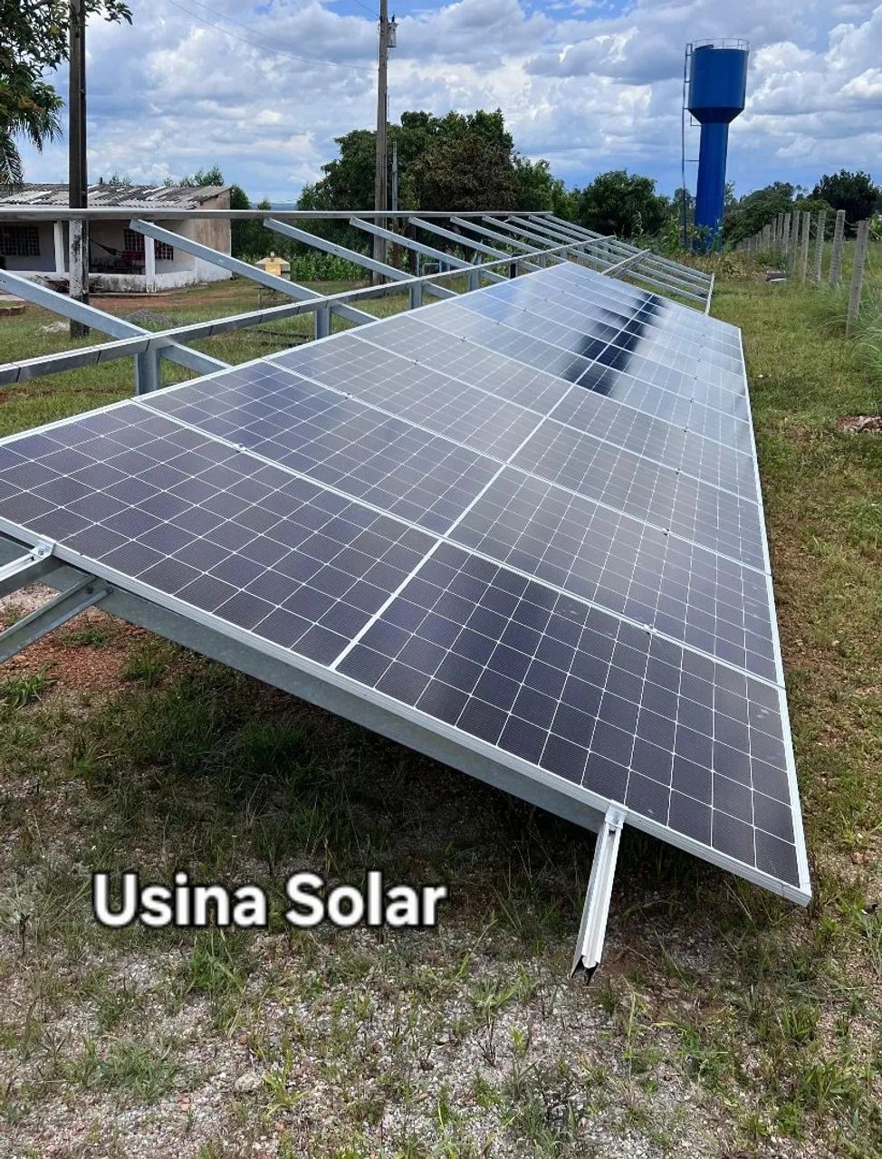 Chácara com usina solar, na BR 060