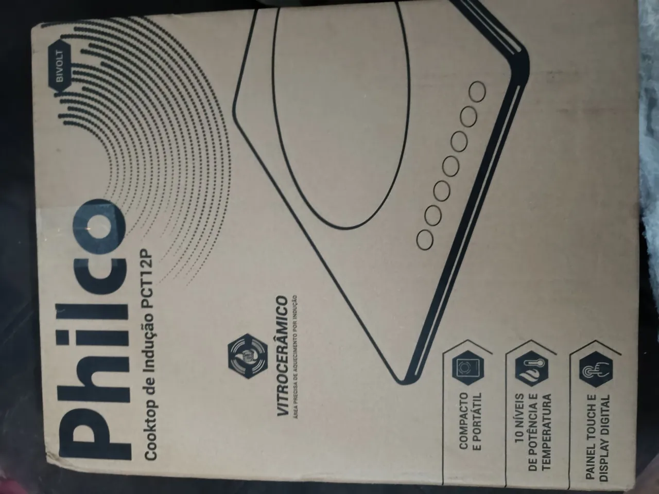 Cooktop de Indução Philco +1 boca PCT12P Bivolt