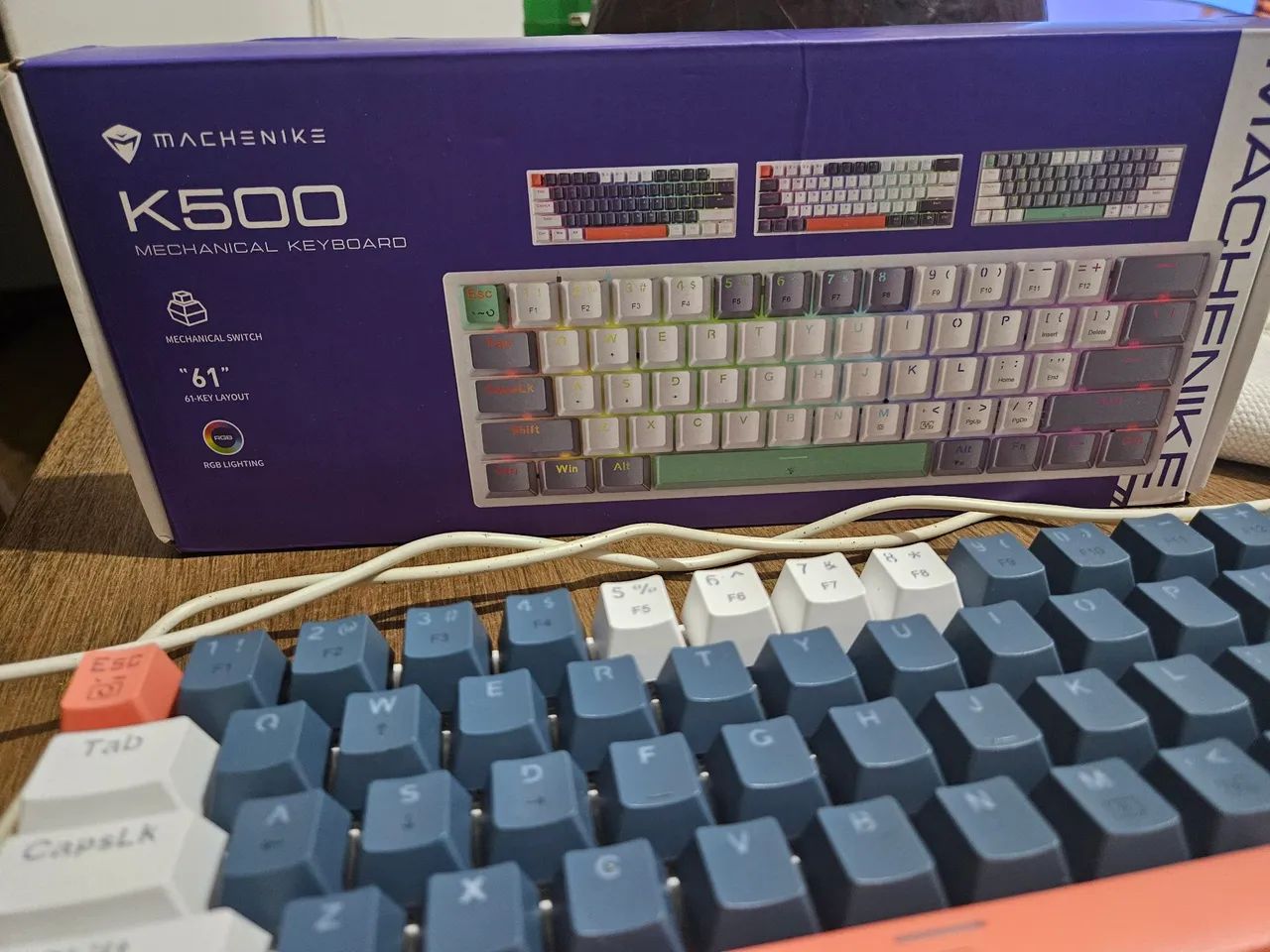 Teclado mecânico Machenike K500 B61 - Foto 3