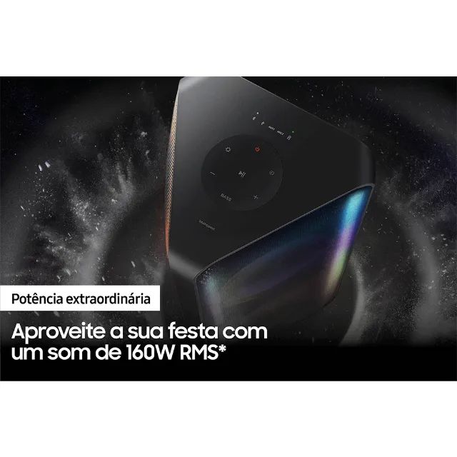 Caixa de Som Samsung Bluetooth Nova Lacrada MX-ST45B - Foto 3