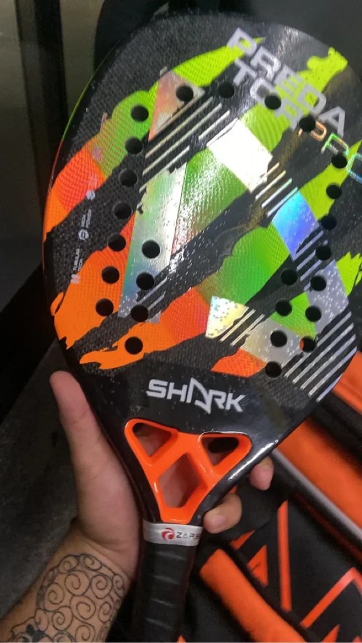 Raquete de Beach Tennis Shark Predator 2025