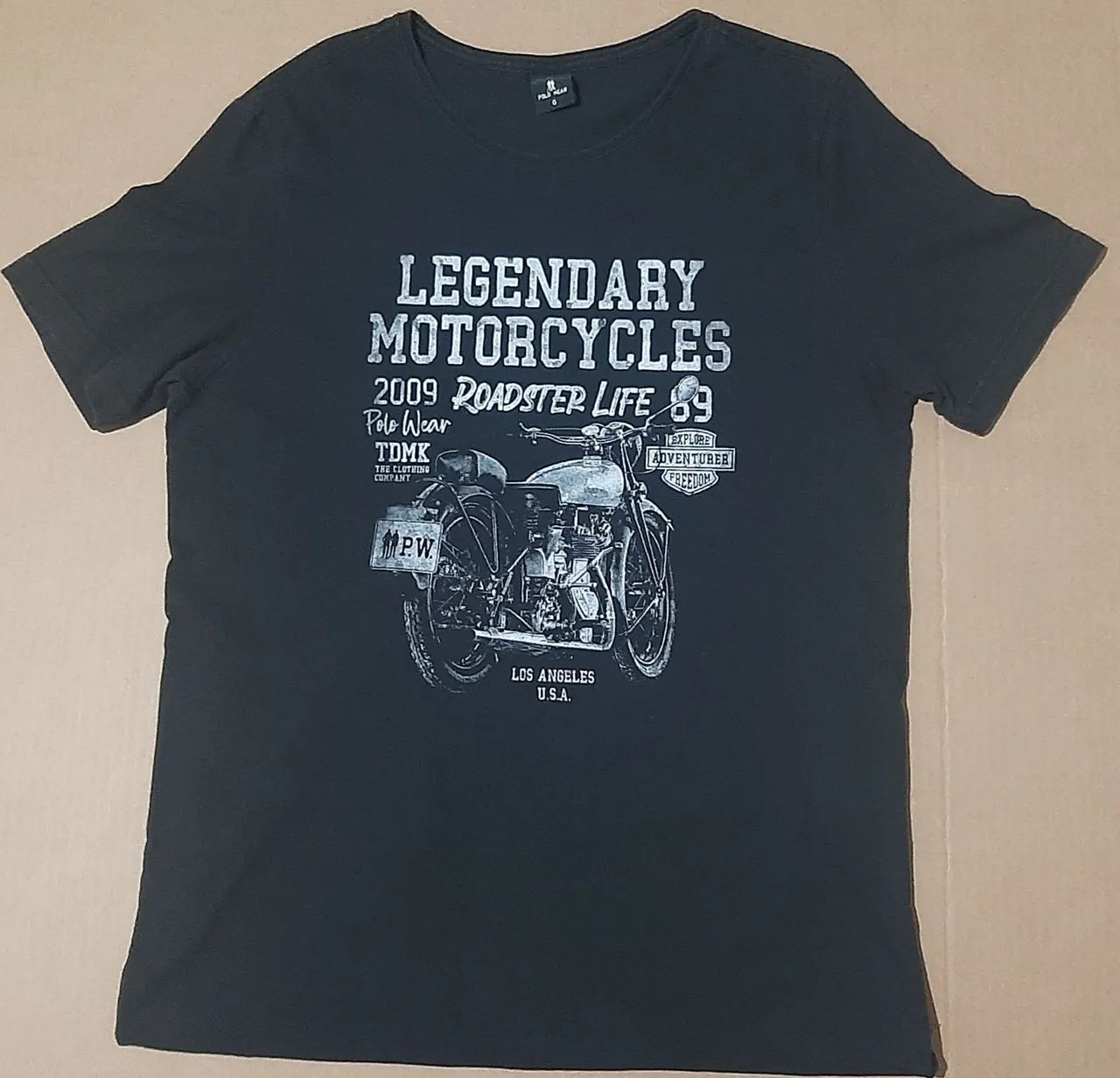 Camiseta Motocicleta - tamanho G