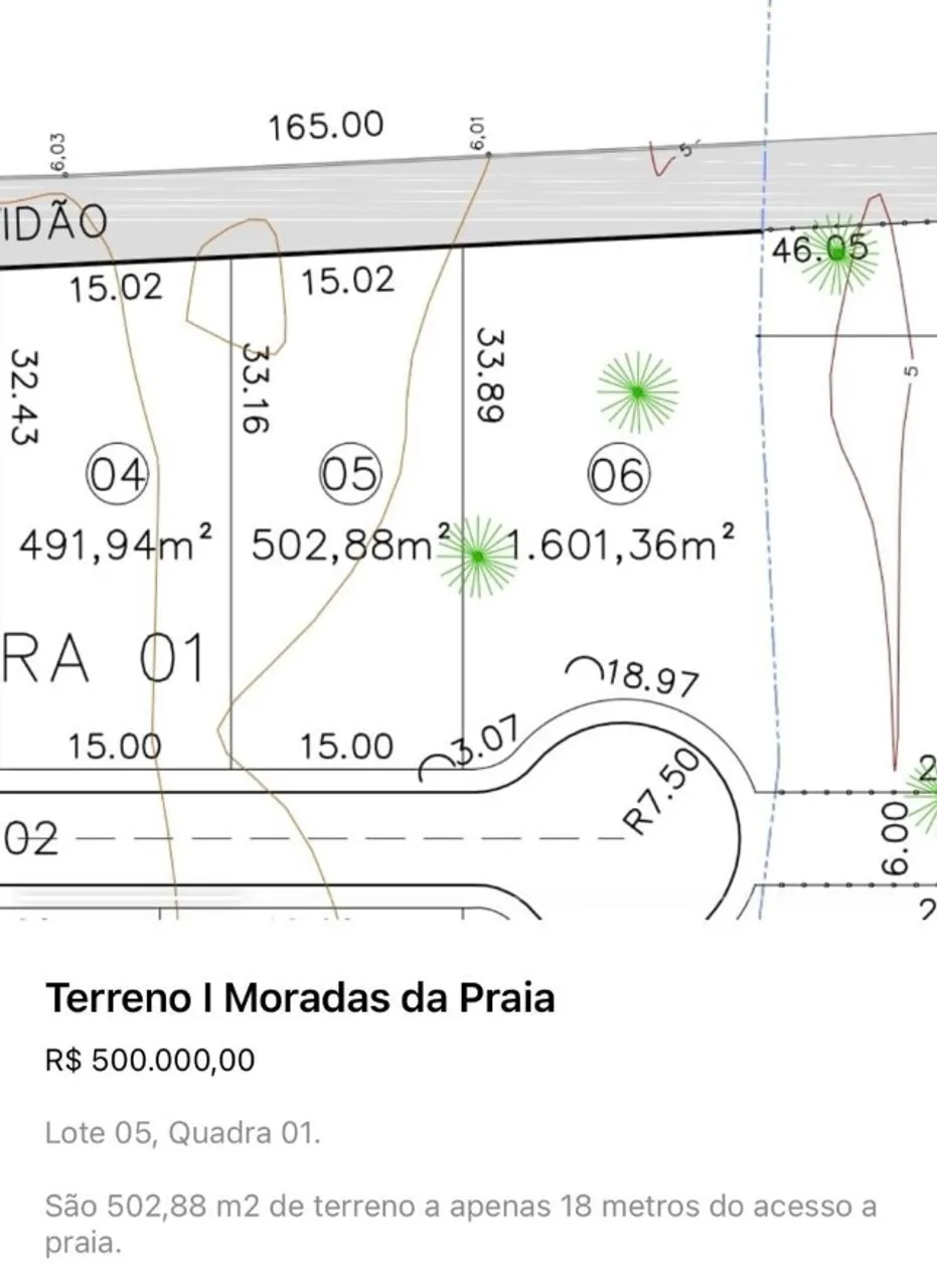 Lote no Moradas da Praia - Condomínio pé na areia na zona sul de Ilhéus.