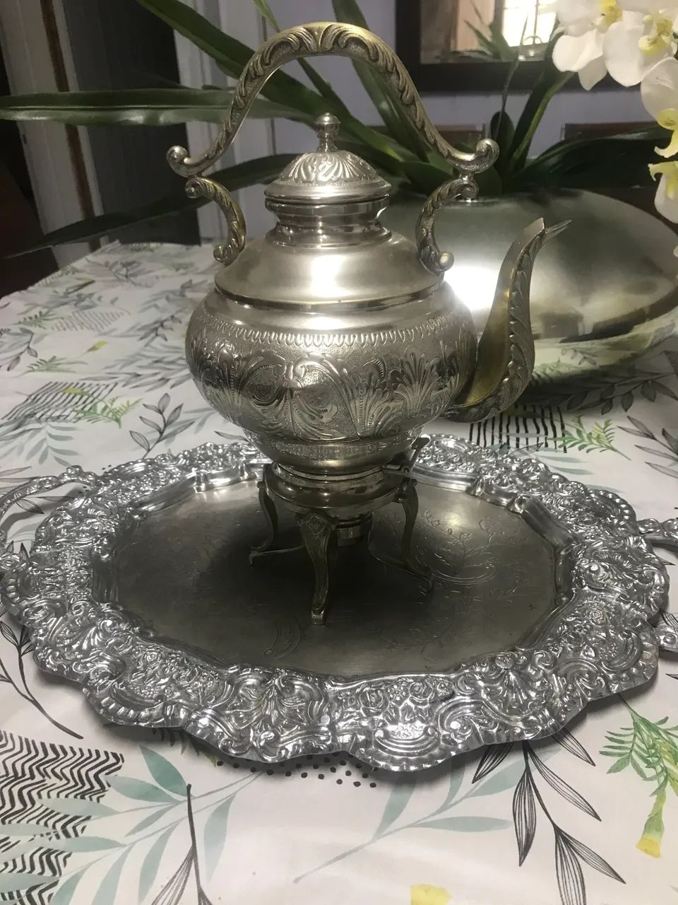 Samovar em prata