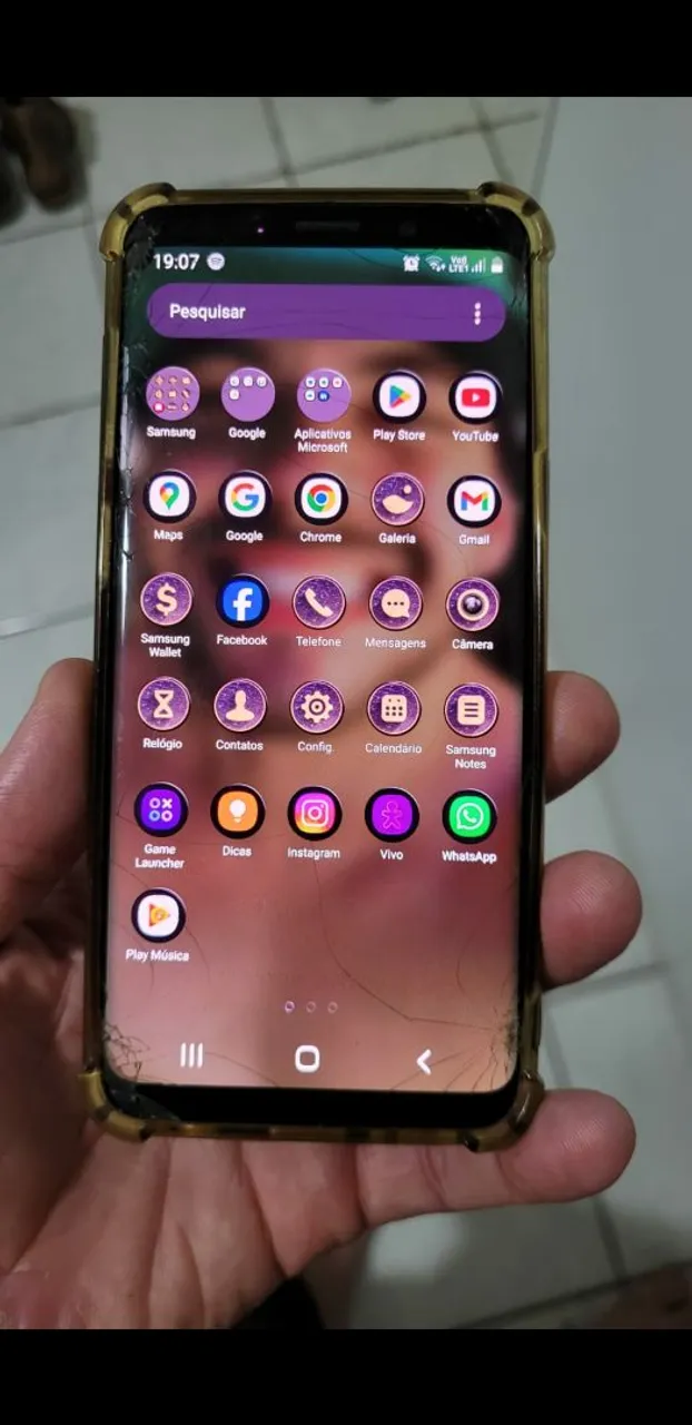 GALAXY S9 USADO BARATO FUNCIONANDO PERFEITO APENAS ALGUMAS AVARIAS