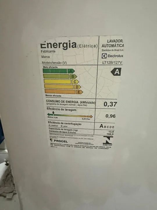 Máquina de Lavar Roupa Electrolux 12kg - Foto 2