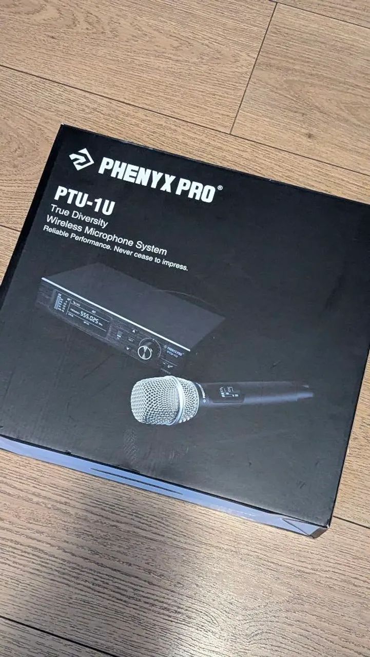 Microfone Sem Fio Phenyx Pro PTU-10