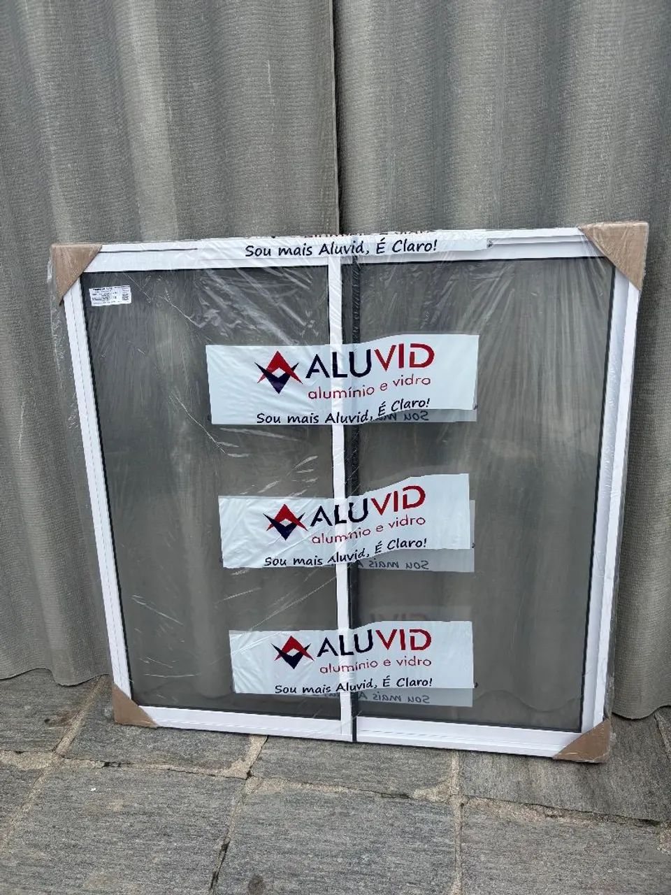 Janela 1x1 aluminio branco  - Foto 4