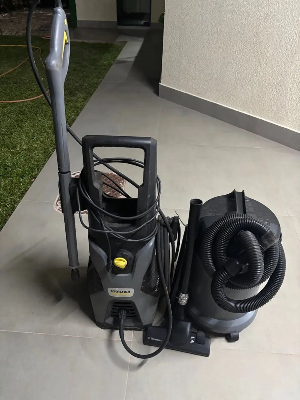 Vendo lavadora de pressão e aspirador karcher  - Foto 4