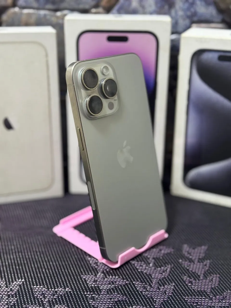 iPhone 15 pro Max Titanium Natural - 256GB - 89% Bateria