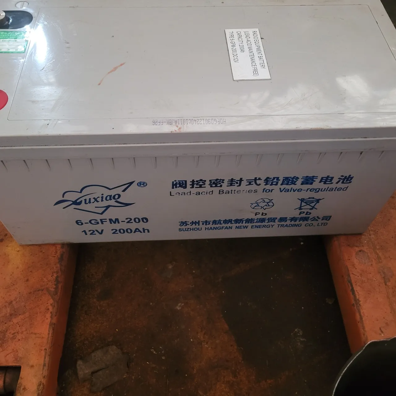 Bateria Estacionária 12V 200Ah Xuxiao para solar - 6-GFM-200