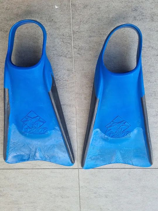 Pé de Pato para bodyboard  Marca: Kpaloa Cor: Azul Tamanho: Médio