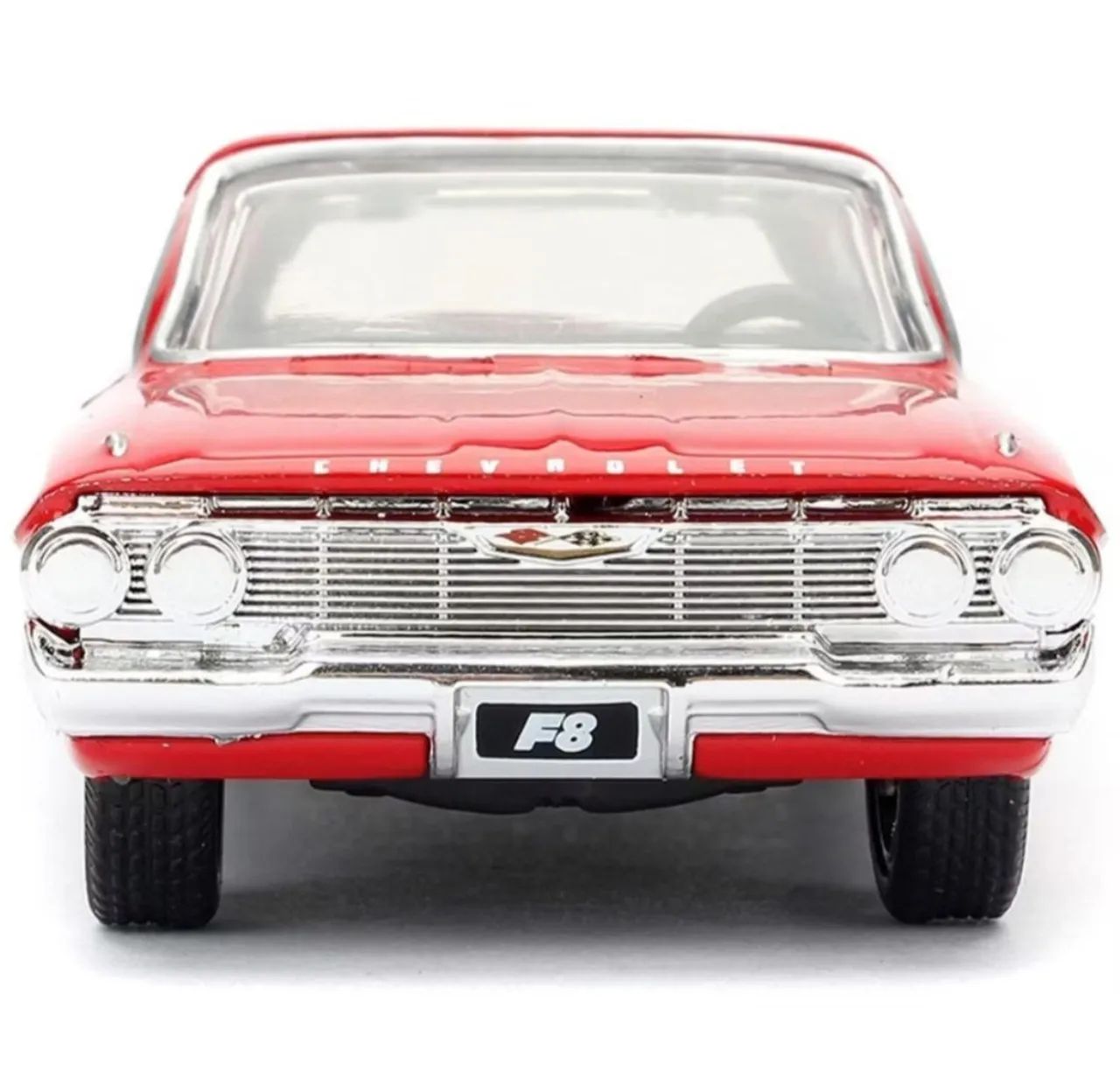 Carro Die Cast Dom 1967 Chevrolet Impala Vermelho Velozes & Furiosos Jada 1:32 - Foto 4