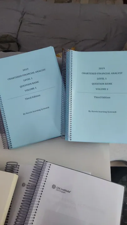 Apostilas CFA - Nível 1 - 3ª Edição