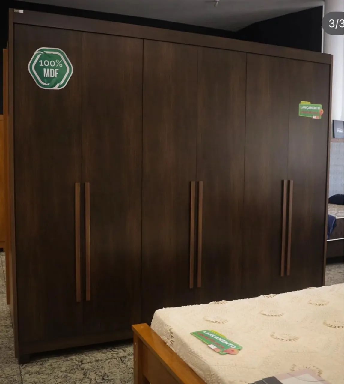 Guarda-Roupa Amadeirado Moderno Mdf  - Foto 3