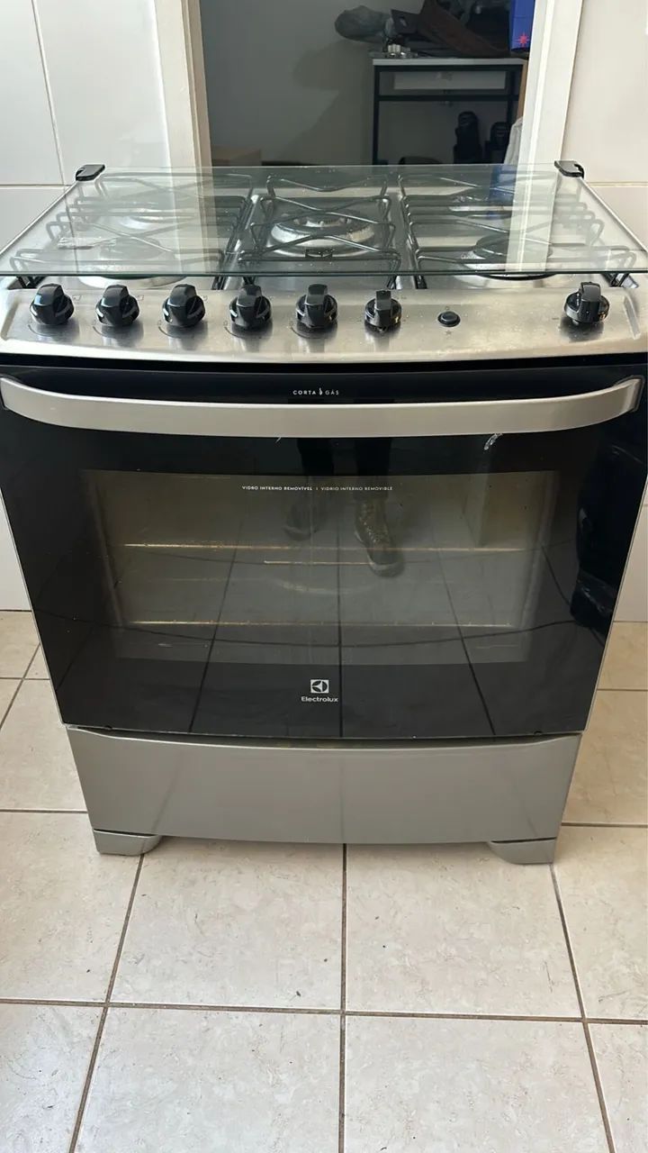 Fogão Eletrolux Inox 5 bocas - Foto 4