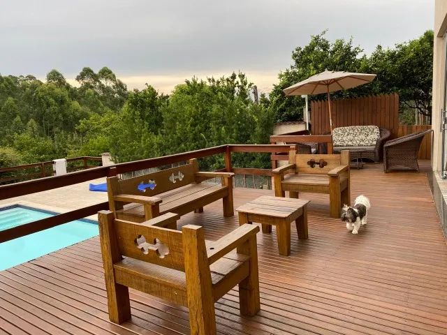 Chácara a venda Taquara-RS - Casa, piscina, hidro, lareiras, árvores frutíferas e riacho. - Foto 3