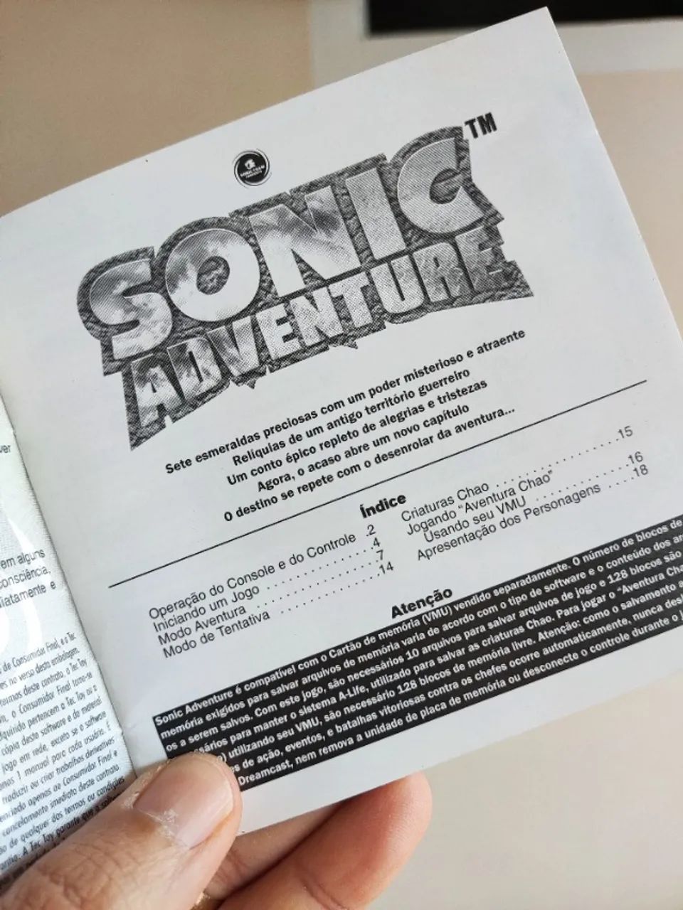 Sonic Adventure original, nacional. Jogo para Dreamcast - Foto 5