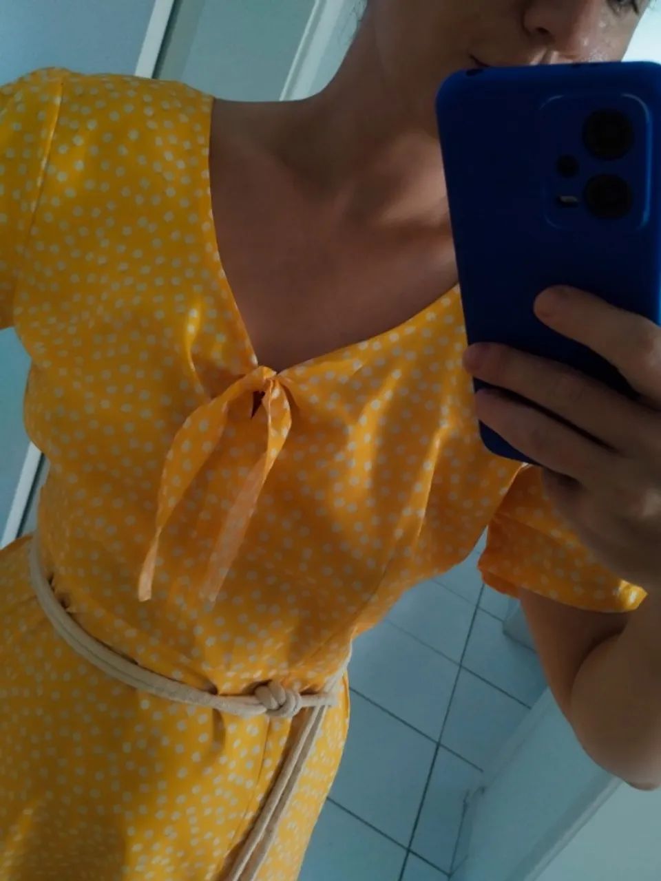 Vestido amarelo G - Foto 4
