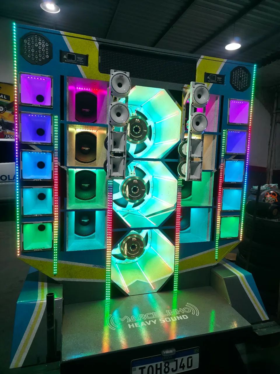 Paredão de som, reboque som, carretinha som - Foto 4