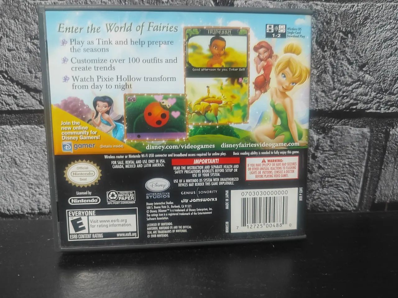 Jogo Nintendo DS Tinker Bell - Disney Fairies - Foto 2