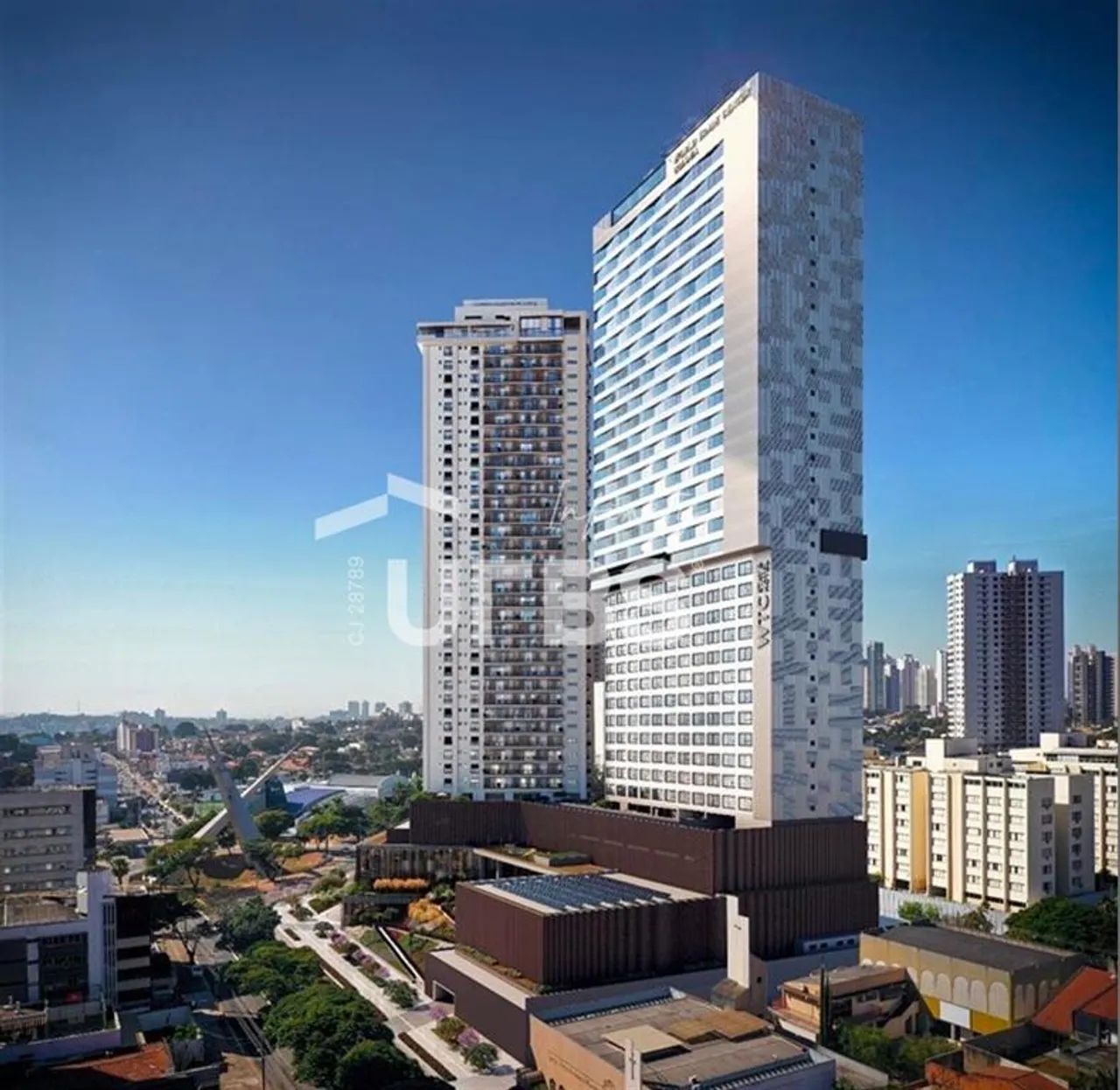 Sala comercial no World Trade Center, 2 salas emendadas com 75,92m²