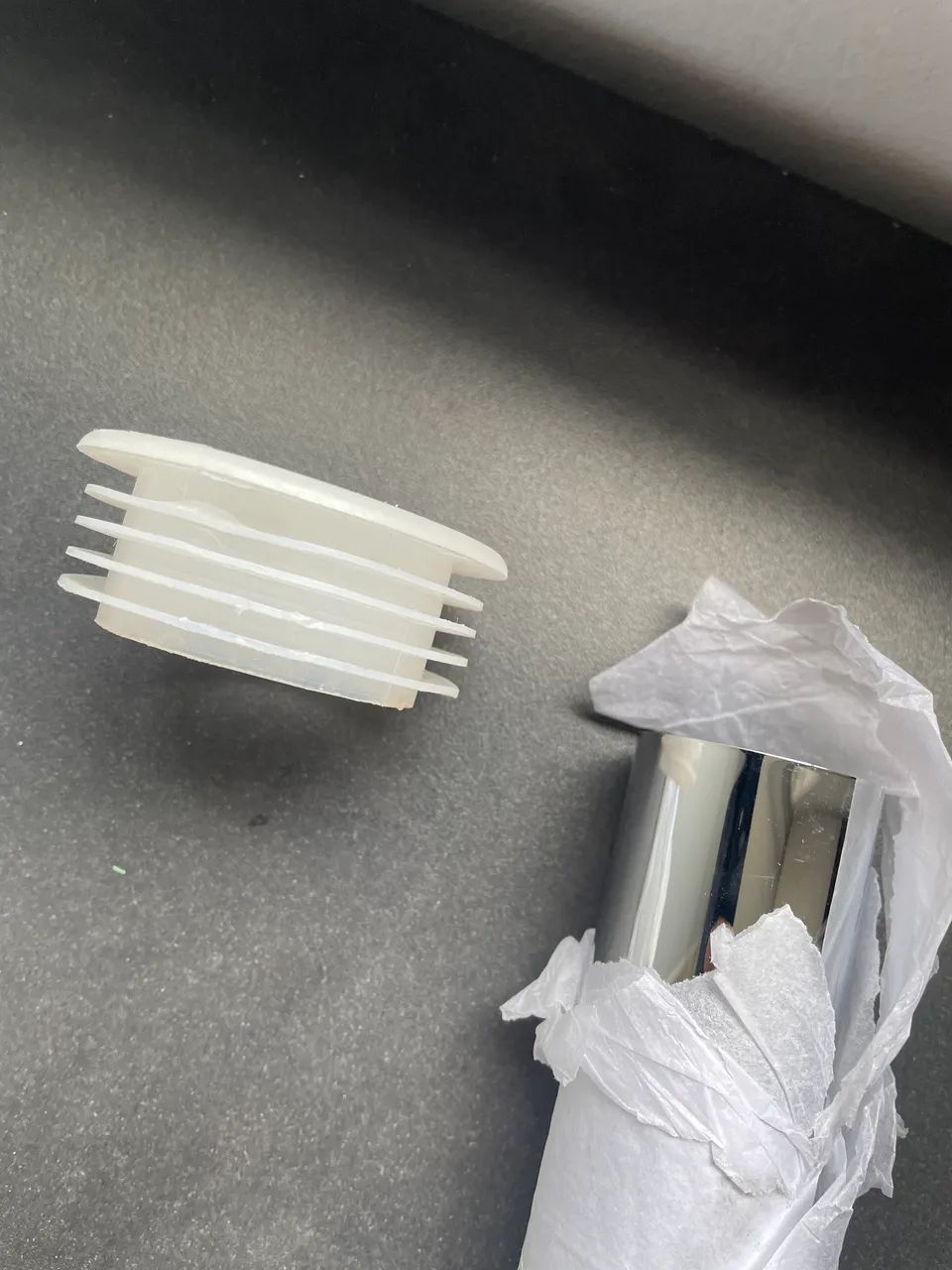 Kit Instalação vaso convencional fixação lateral 1201 cromada DECA - Foto 2