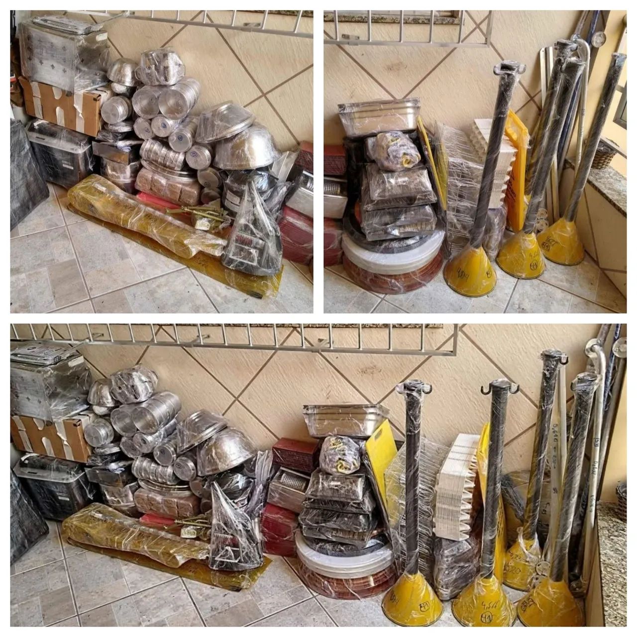 Lote de utensílios p/ cozinha e restaurantes