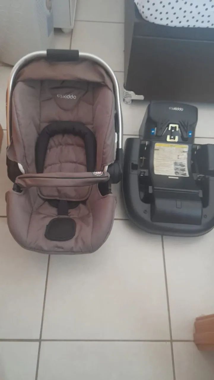 Kit Carrinho e bebê conforto kiddo - vendo separado - Foto 3