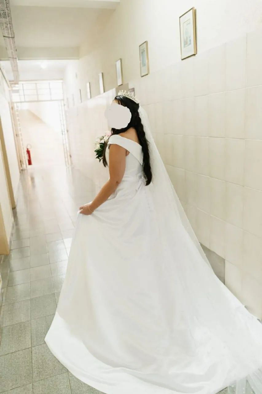 Vestido de noiva em excelente estado  - Foto 2