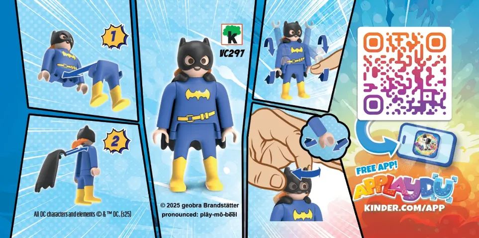 Batgirl DC Playmobil Kinder Ovo - Foto 5
