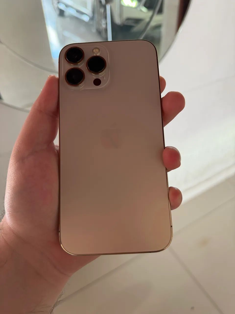 Iphone 13 pro max 128gb dourado - Foto 3