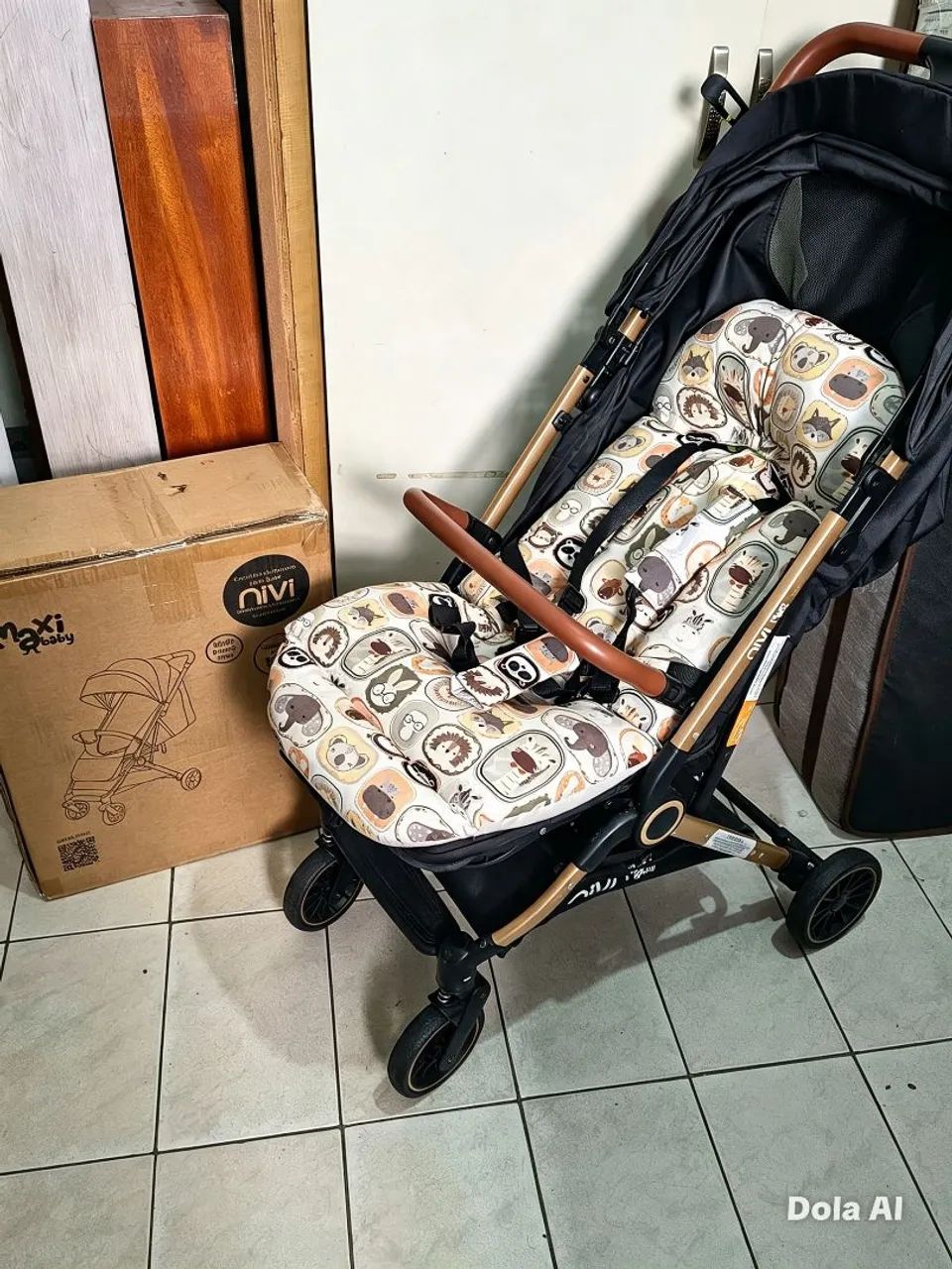 Carrinho de bebê fácil de abri e fechar moderno