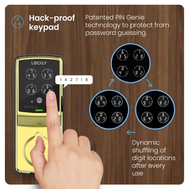 Fechadura digital Lockly Secure Pro Deadbolt Edition  - Foto 5