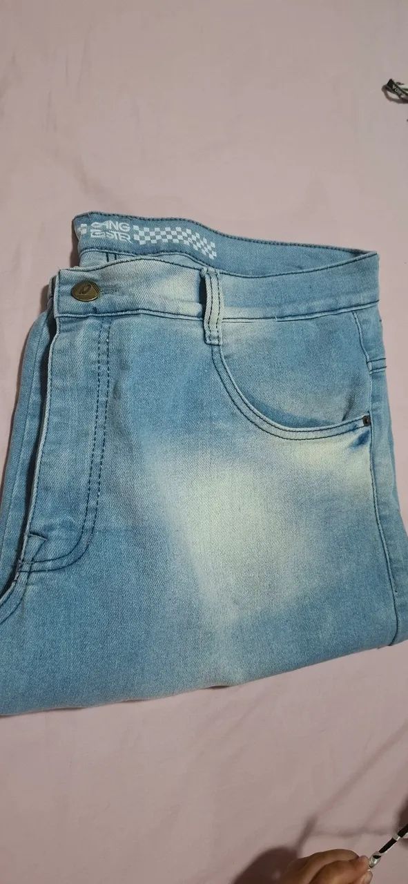 Bermuda jeans marca GANGSTER tamanho 46 - Foto 2