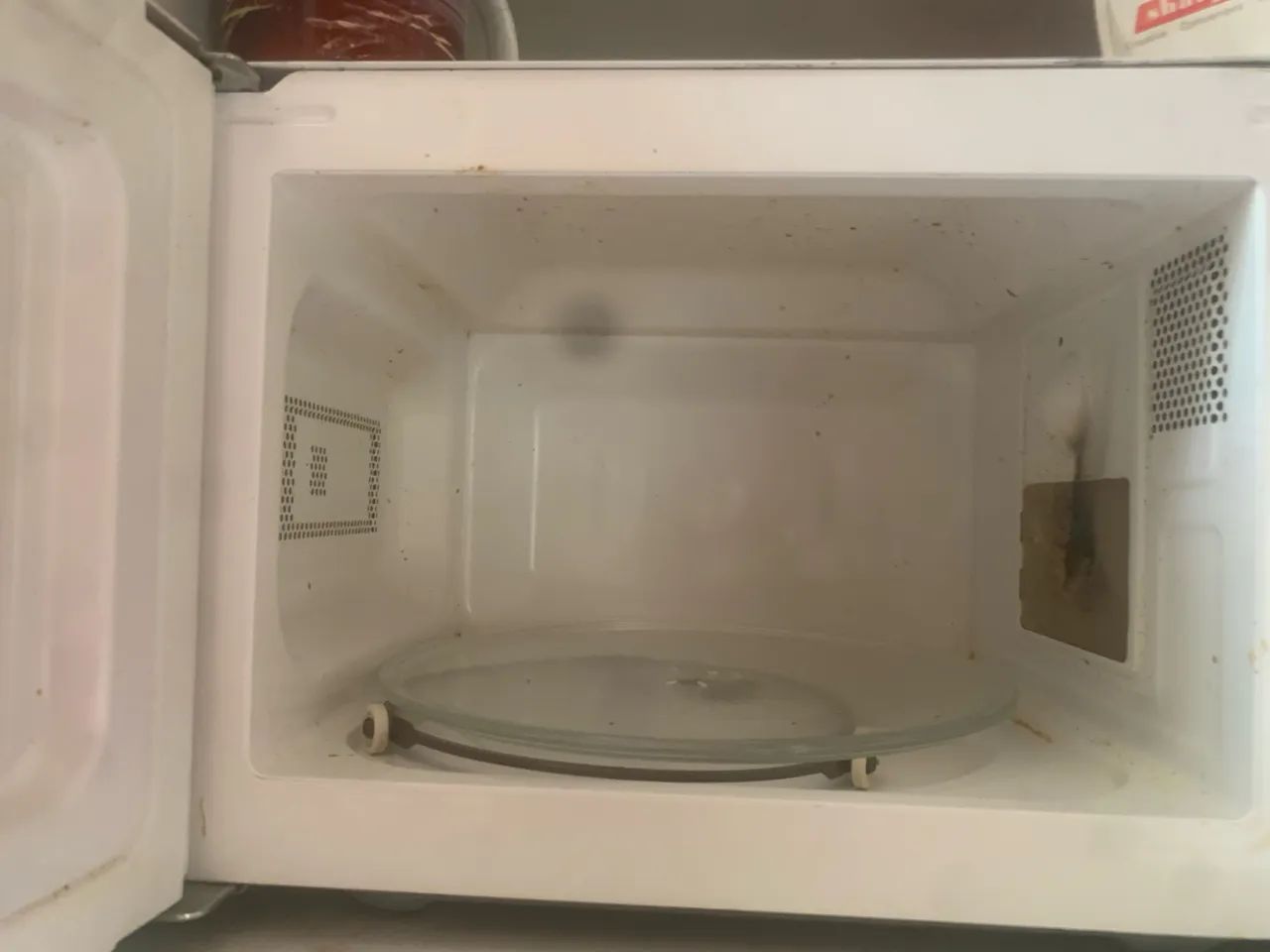 Micro ondas com defeito 
