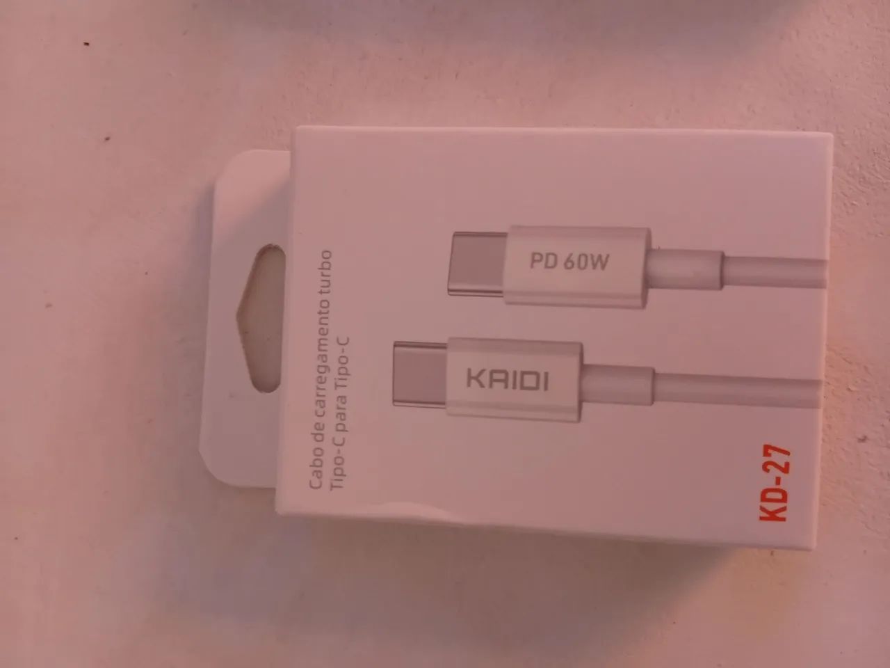 Cabo de Carregador TURBO C para C ou USB 