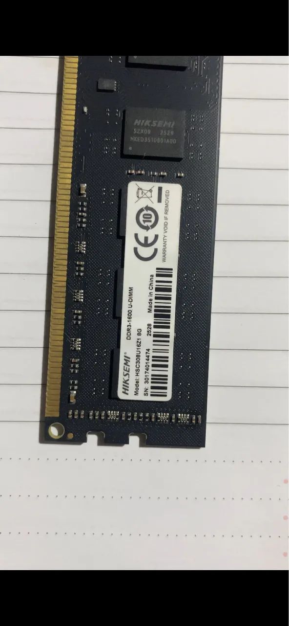 Memoria Ram 8GB DDR3