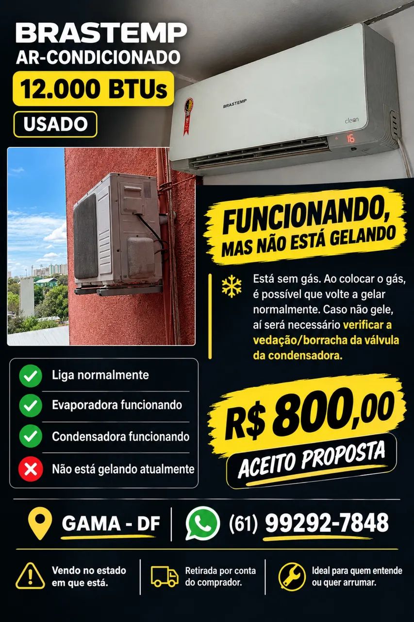 Ar condicionado Brastemp 