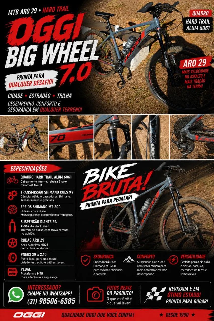Bicicleta a OGGI BIG WHEEL 7.0