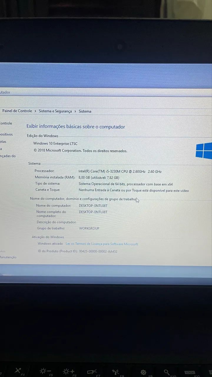 NOTEBOOK LENOVO i5 8RAM BATERIA BOA, SUPER RÁPIDO NÃO TRAVA EXCELENTE  - Foto 4