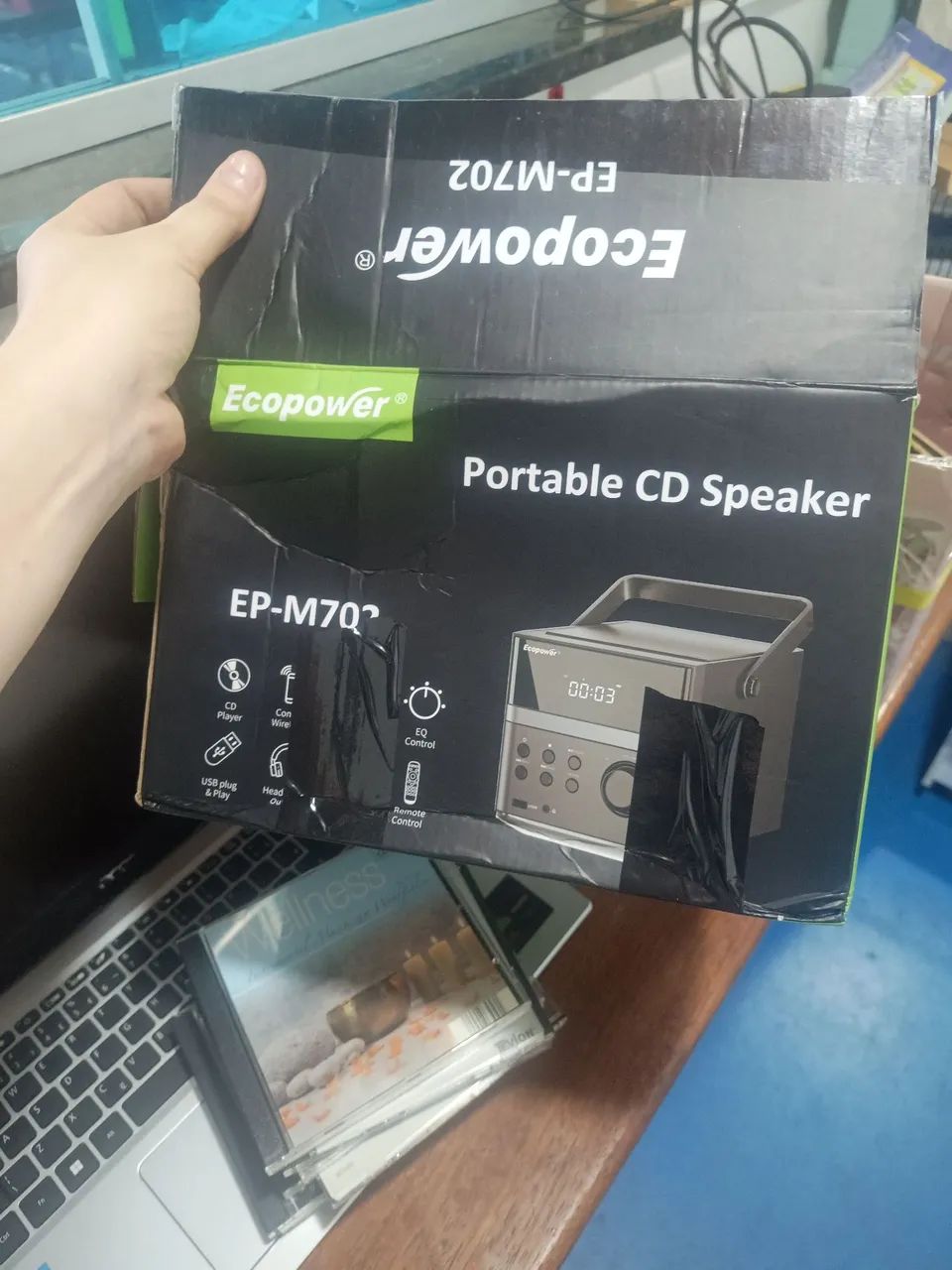 Toca CD e rádio compacto. - Foto 4