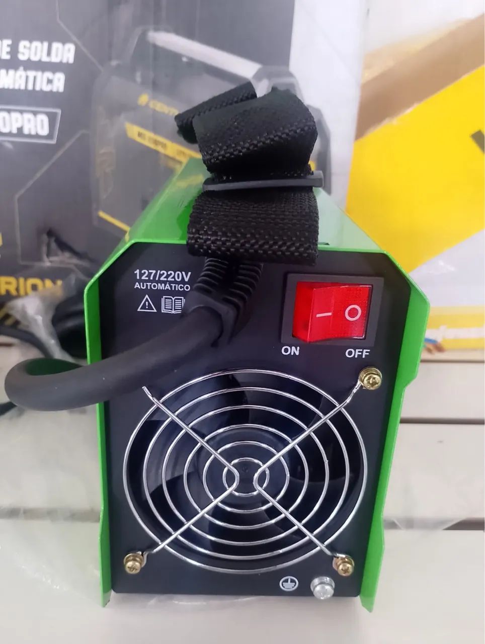 MÁQUINA DE SOLDA MMA BIVOLT 140AH - Foto 3