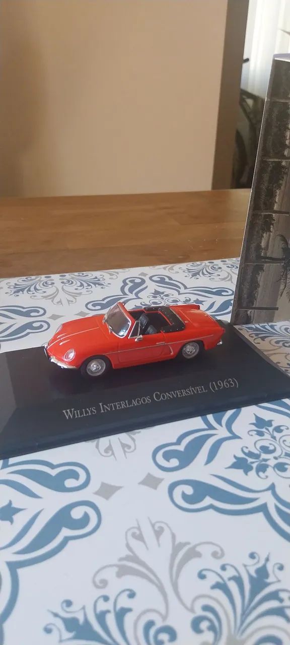 Carrinho de metal colecionáveis. WILLYS INTERLAGOS CONVERSIVEL 1963 - Foto 2
