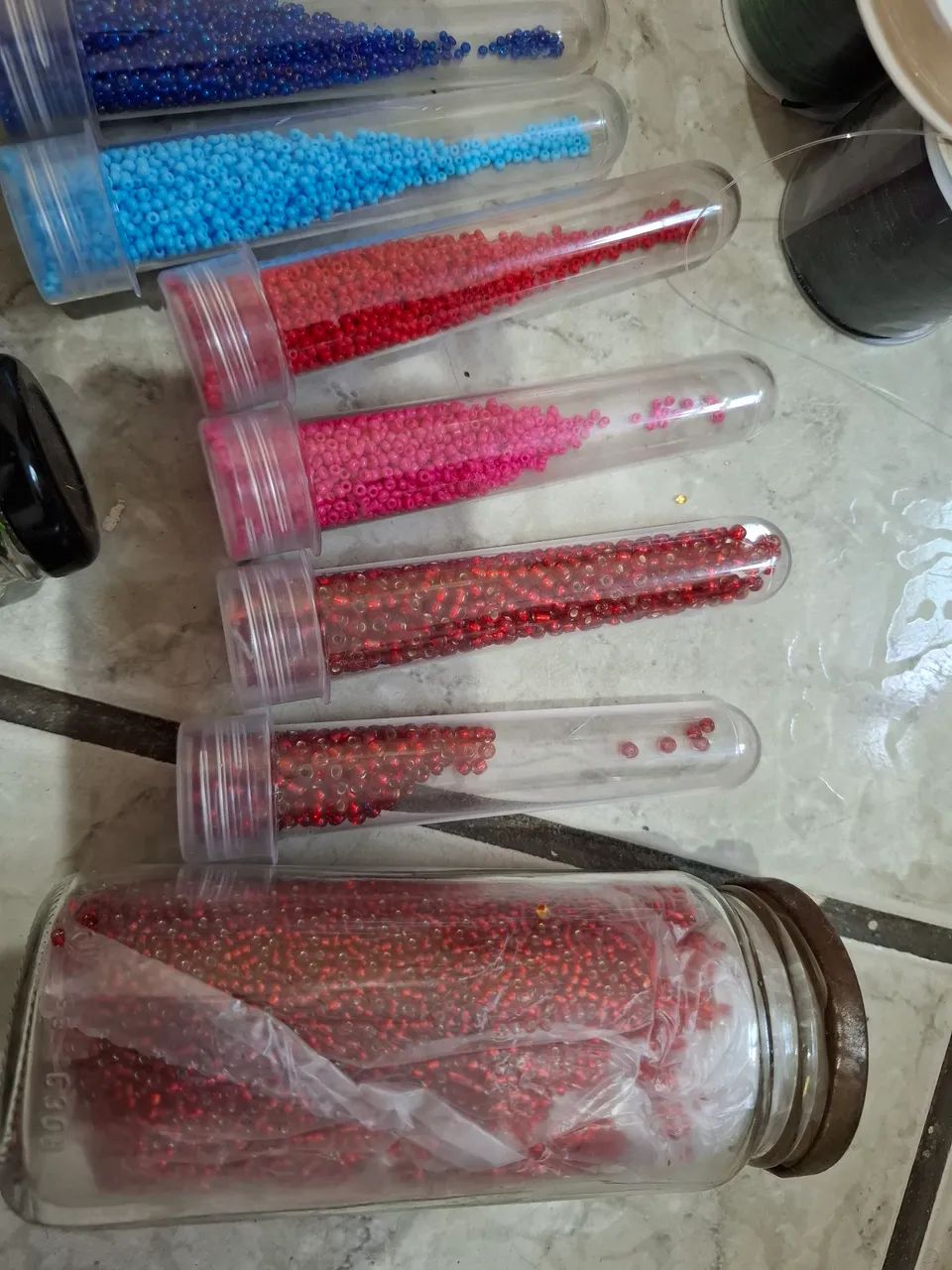 Miçanga jablonex lote a venda total 800g - Foto 4
